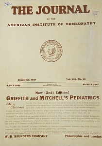 The Journal of the American Institute of Homeopathy,december 1937