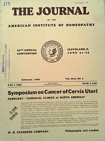 The Journal of the American Institute of Homeopathy, february 1936